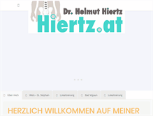 Tablet Screenshot of hiertz.at